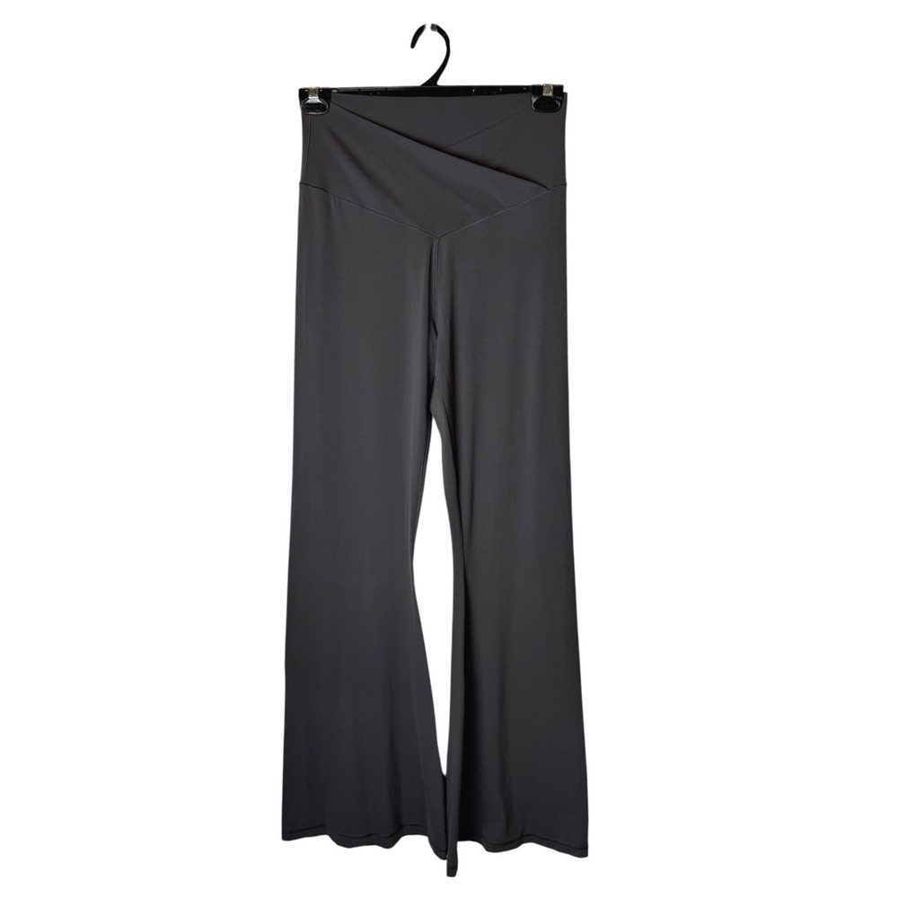 Aerie Offline Real Me Crossover Flare Pants Women XL Gray Yoga Leggings Athletic - Picture 2 of 10